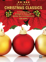 Five Finger Christmas Classics piano sheet music cover Thumbnail